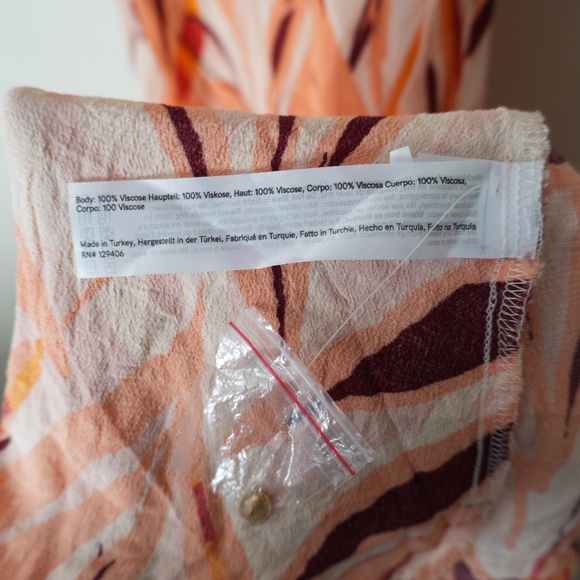 Venus x Lascana Sleeveless Maxi Tropical Multi Color Dress - Picture 6 of 6